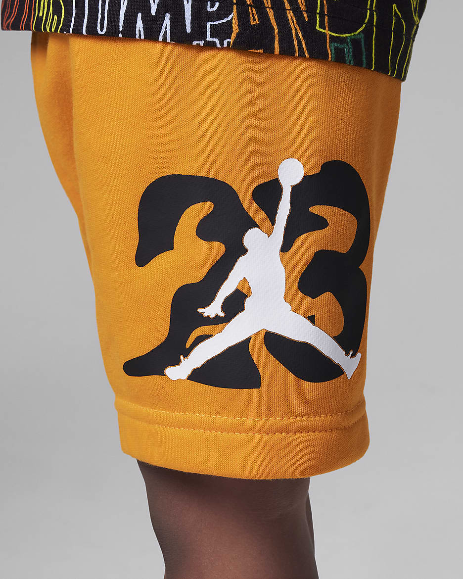 Orange jordan shorts clearance